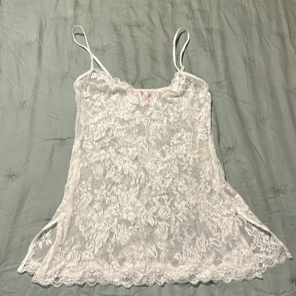 Victoria’s Secret White Lace See-through Nightie
